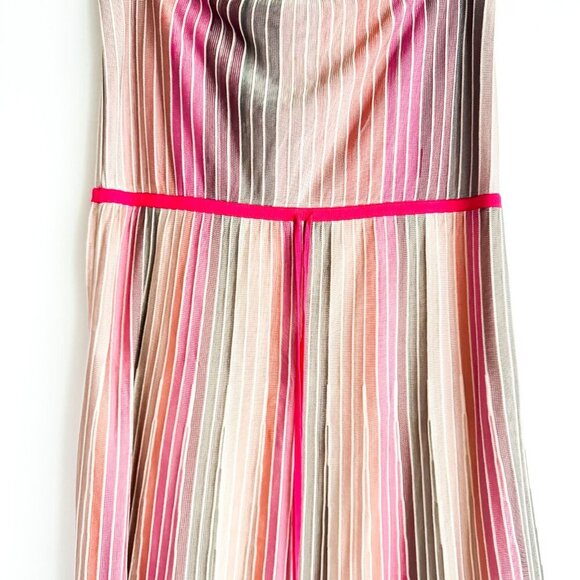 Hugo Boss Orange Multi Color Knit Halter Neck  Dress M - Picture 3 of 10